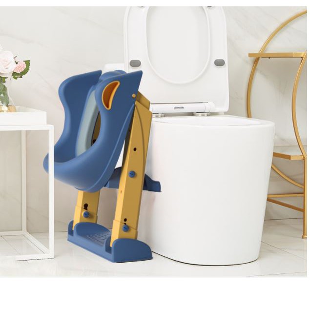 Thang hỗ trợ vệ sinh, thu nhỏ bồn cầu Cao Cấp cho Bé