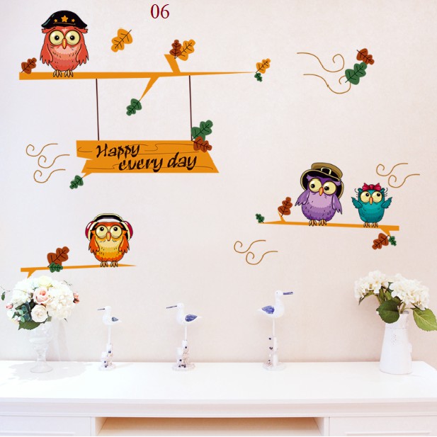 COMBO 4 TRANH DECAL DÁN TƯỜNG CHO BÉ SIÊU RẺ (ghi chú hoặc ib chọn mẫu) | BigBuy360 - bigbuy360.vn