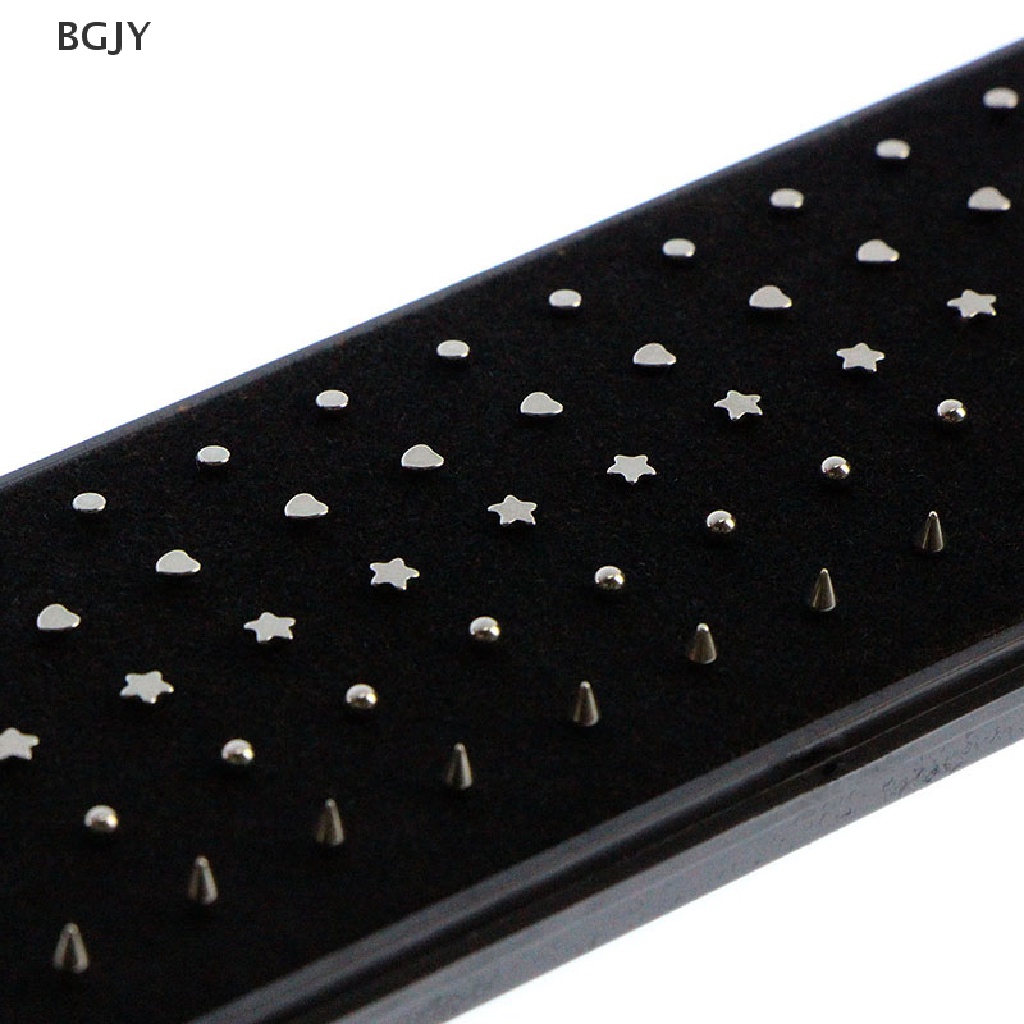 Set 60 Khuyên Mũi Inox Hình Chữ L Cá Tính Mới