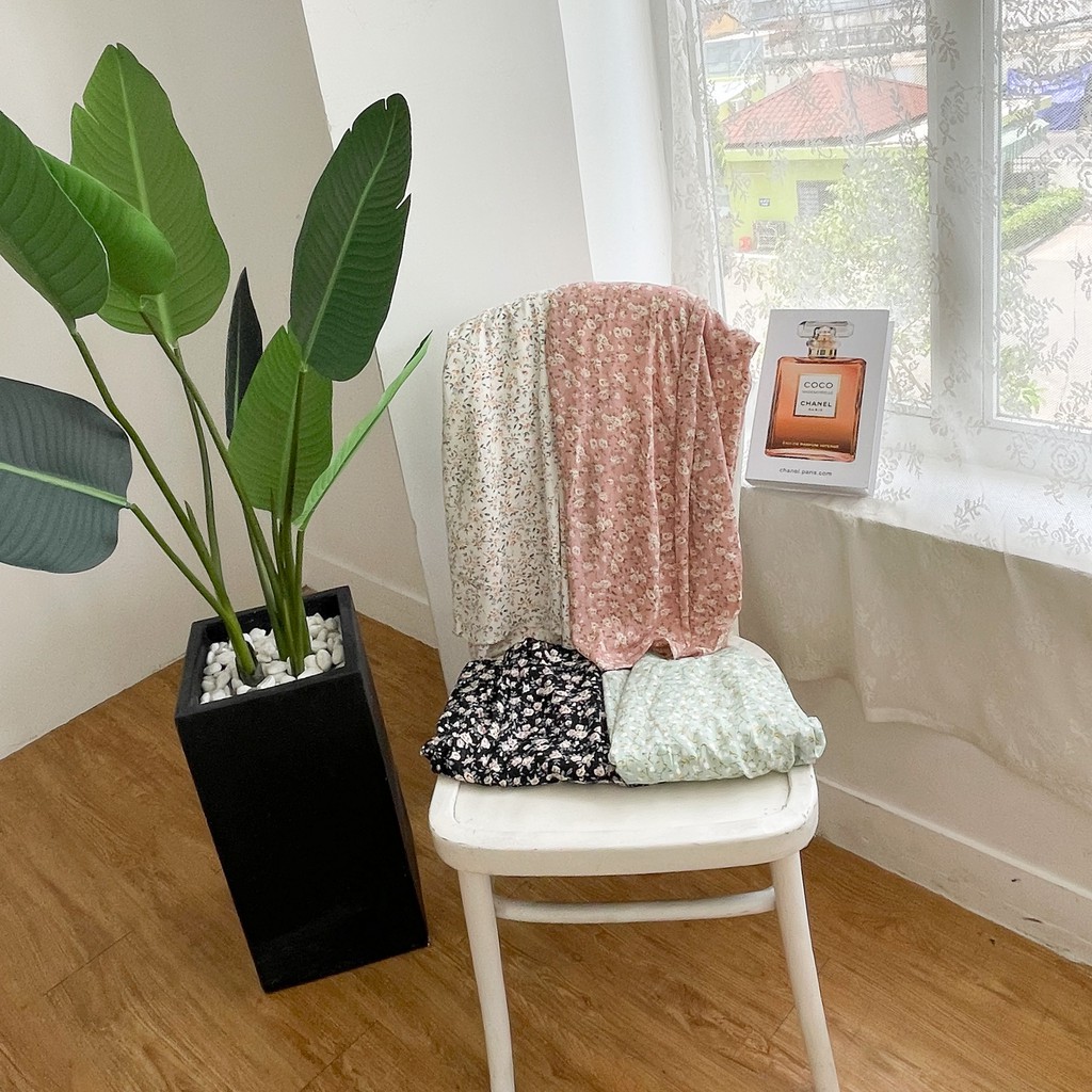 Chân váy hoa nhí dáng dài phong cách vintage  summer 2021| Lure Closet| V189111 | BigBuy360 - bigbuy360.vn