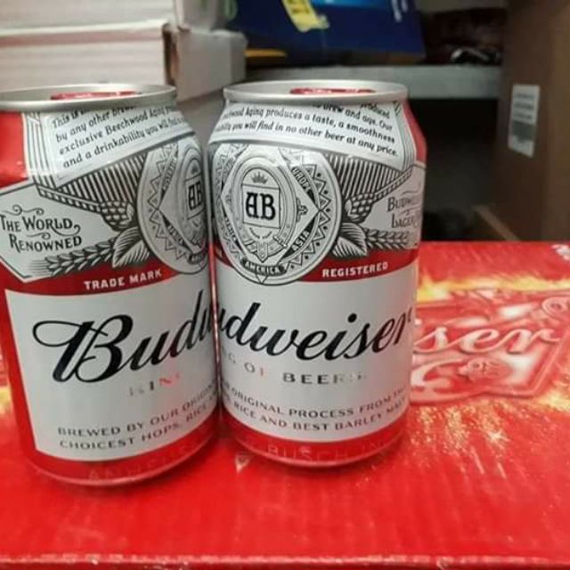 💥Bia Budweiser lon 330ml thùng 12 lon