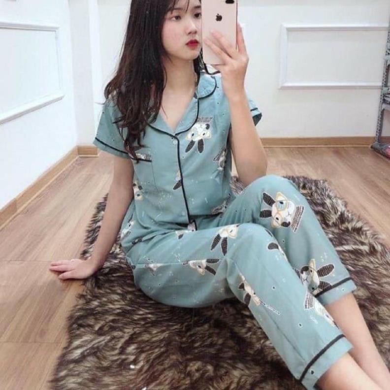 PIZAMA tay cộc quần dài 🌈🌈🌈 sỉ 3x nhỏ  ཾ ྇