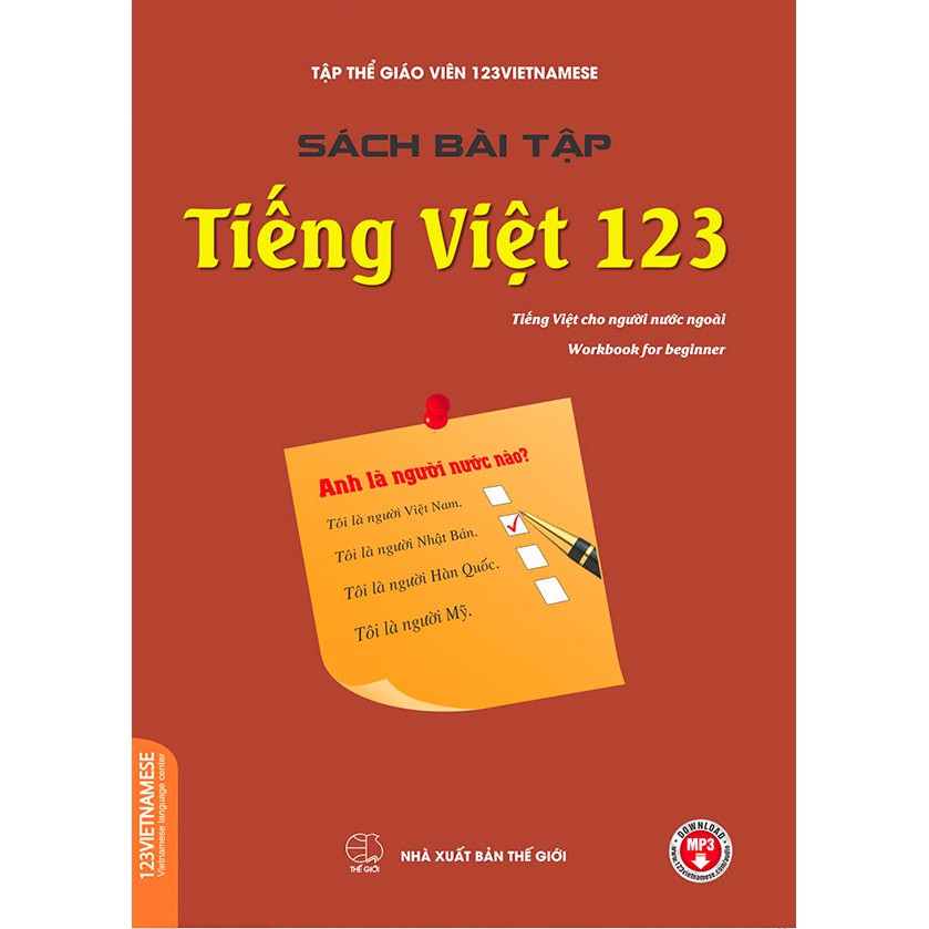 Sách bài tập Tiếng Việt 123 - Tiếng Việt cho người nước ngoài