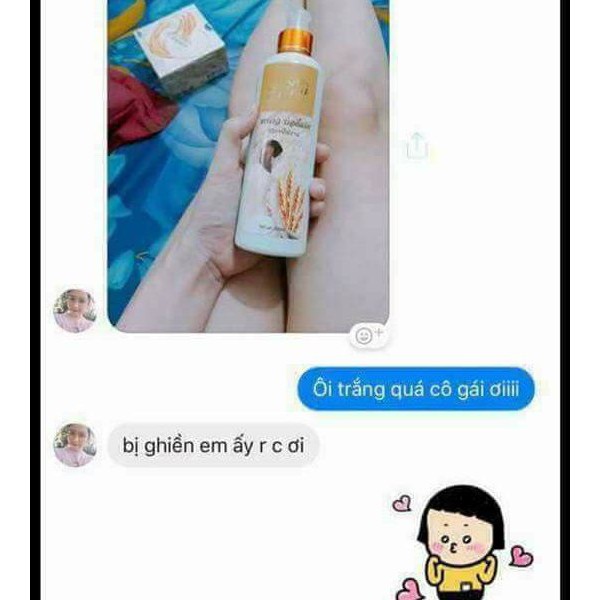 Sữa tắm Erina sữa non yến mạch thái lan