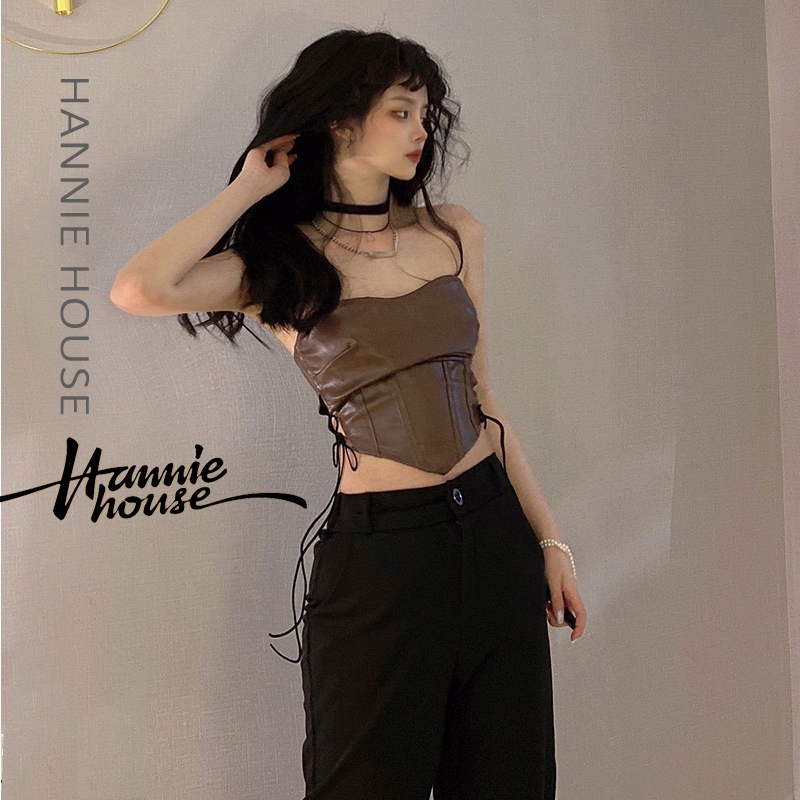 Áo ống không tay hở lưng quyến rũ cho nữ