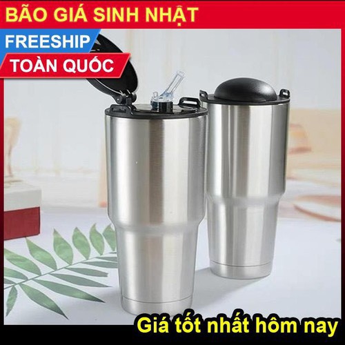 Ly nước giữ nhiệt 900ML inox có kèm dây treo và ống hút (ảnh, clip thật) | BigBuy360 - bigbuy360.vn