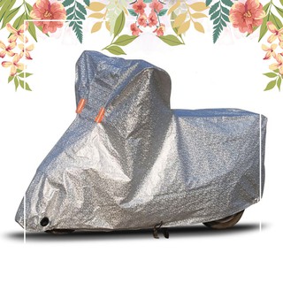 Bạt Trùm Xe Máy Bạt Phủ Xe máy chống mưa nắng cách nhiệt- (size L) mọi dòng xe từ SH 150 trở xuống