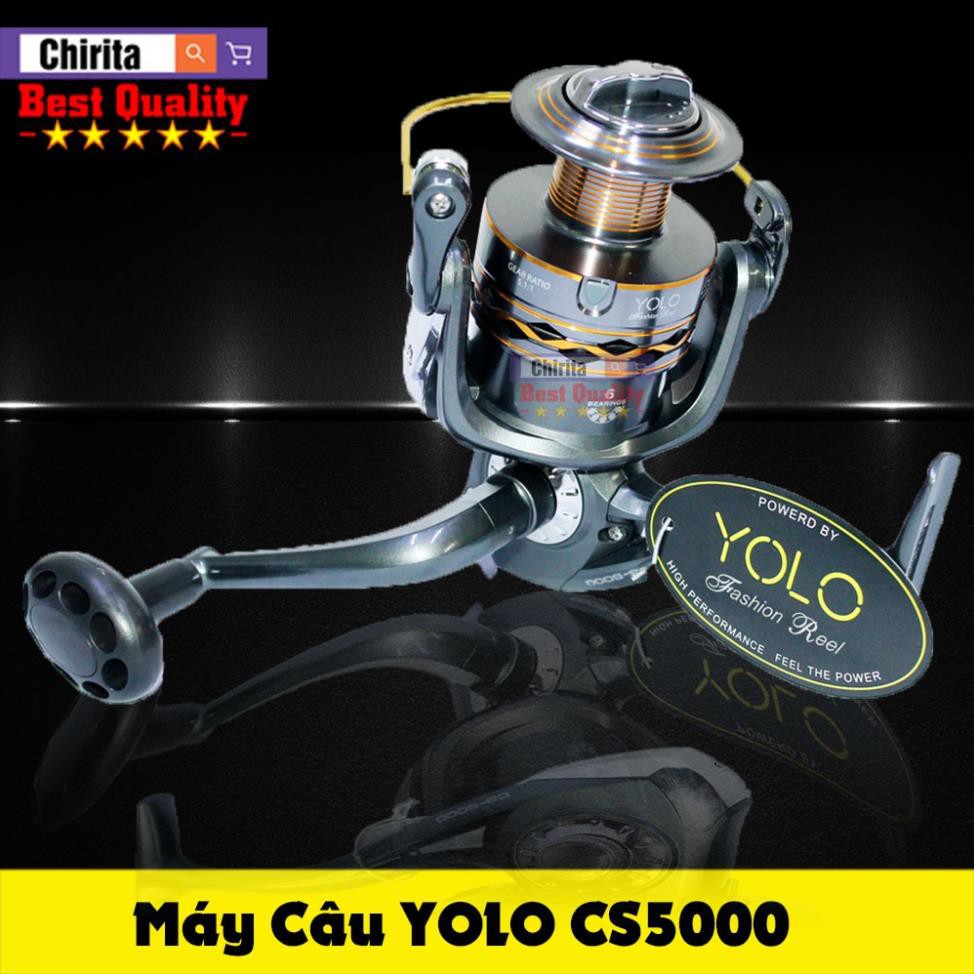 Máy Câu Cá Yolo Cool Spin + Tặng 1 Hộp Cước Câu Cá Shimano ( Fishing Machine Cool Spin CS6000 - CS5000 - CS4000)