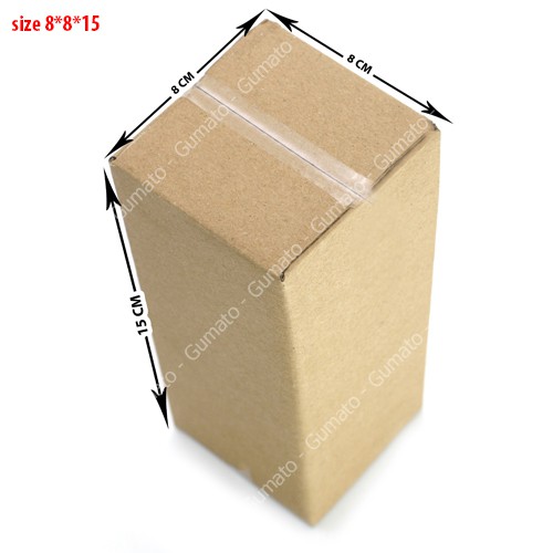 Hộp giấy P8 size 8x8x15 cm, thùng carton gói hàng Everest