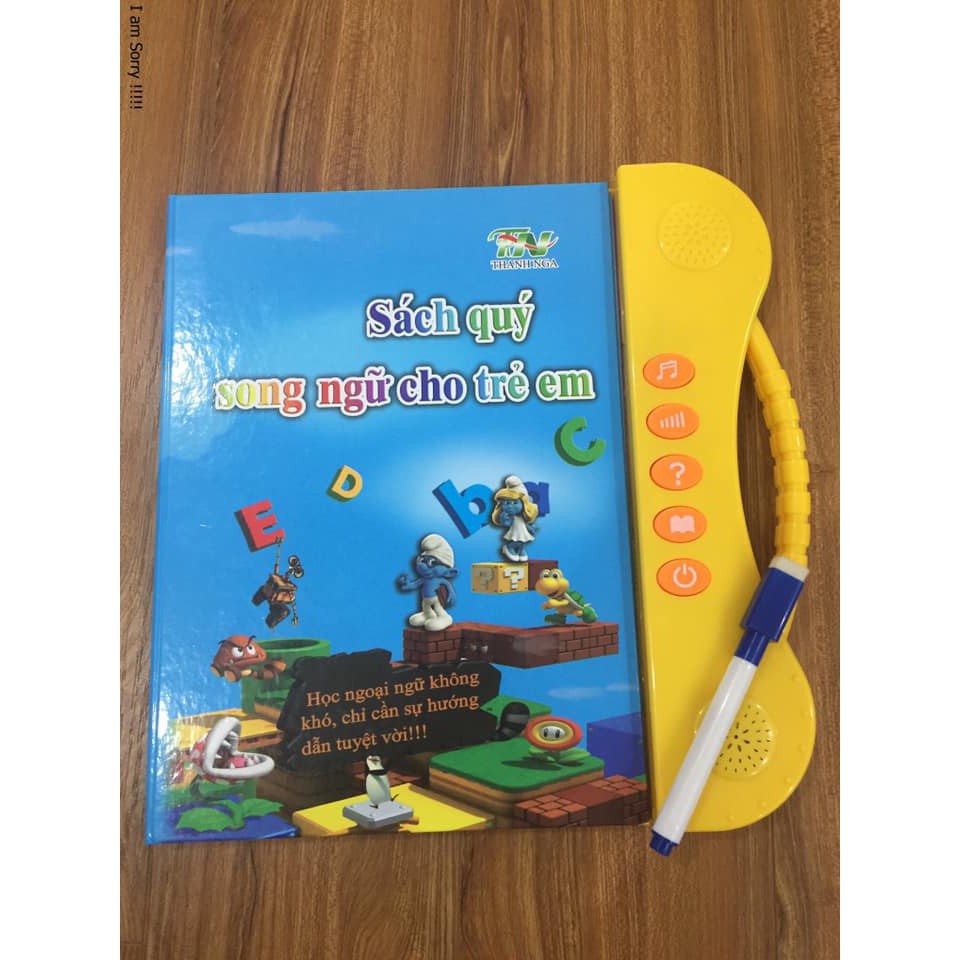 Sách Nói Điện Tử Song Ngữ Anh- Việt Giúp Trẻ Học Tốt Tiếng Anh - Ảnh Thật Có Video