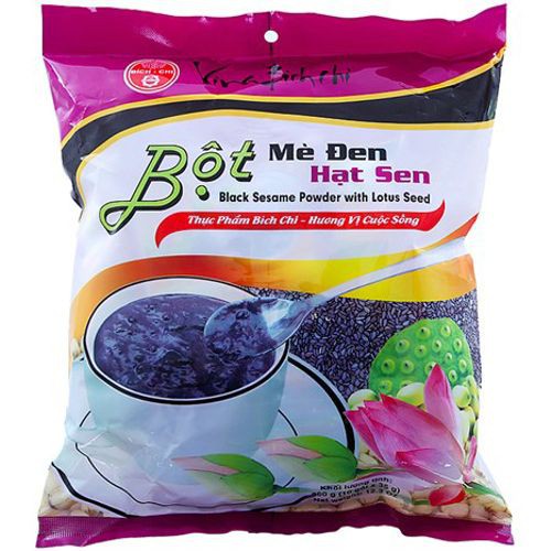 Bột Mè Đen Hạt Sen Bích Chi 10 Gói X 35G