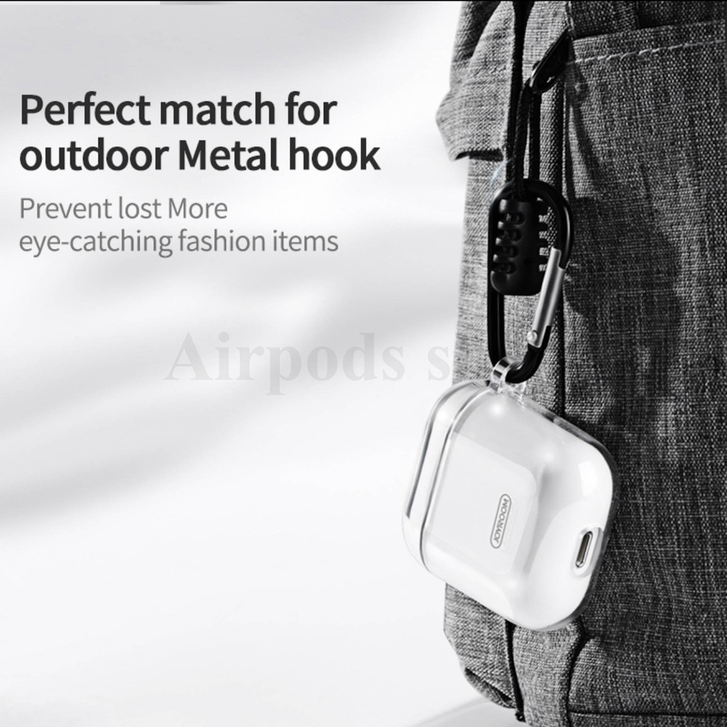 (Hàng loại 1) Ốp Airpods 1/2, i11, i12...silicon trong suốt Joyroom fullbox cao cấp