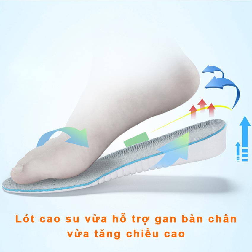 01 cặp Lót giày tăng chiều cao nam nữ chất liệu cao cấp ZATA - STX2