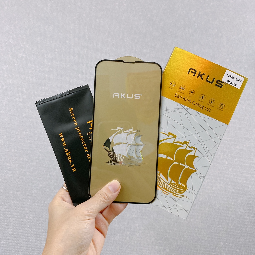 Cường Lực Full Màn Hình IPhone 6 Tới 13 Pro Max Chính Hãng Akus