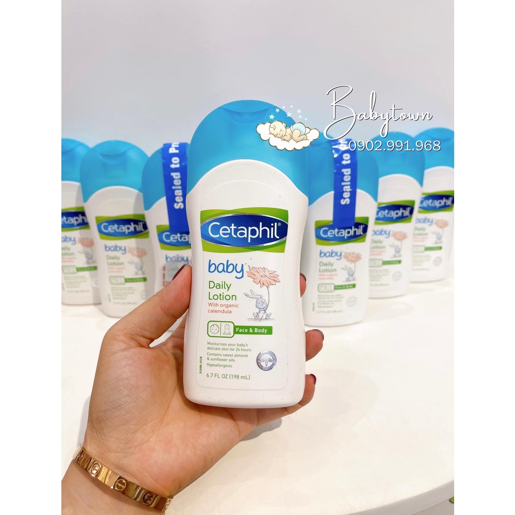 Sữa dưỡng ẩm Cetaphil Baby Daily Lotion chai 399ml/198ml