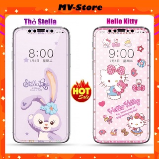 Kính cường lực ip 11 promax xs max 11 pro xs xr 8 7 6 plus bảo vệ màn hình hoạt hình