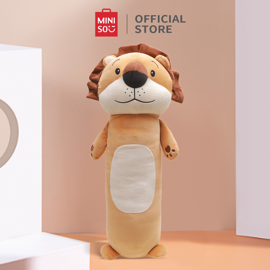 [Mã LIFECPMALL giảm 12% đơn 250K] Đồ chơi Gối ôm hinh sư tửThú nhồi bông Miniso