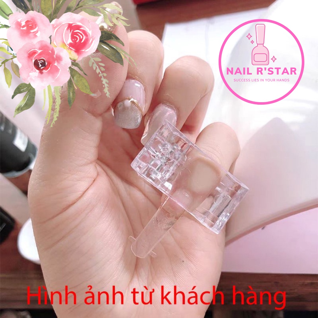 Kẹp móng úp gel gôm - Kẹp cố định phom móng giữ móng nối vào phom chuẩn đẹp NAIL R’STAR