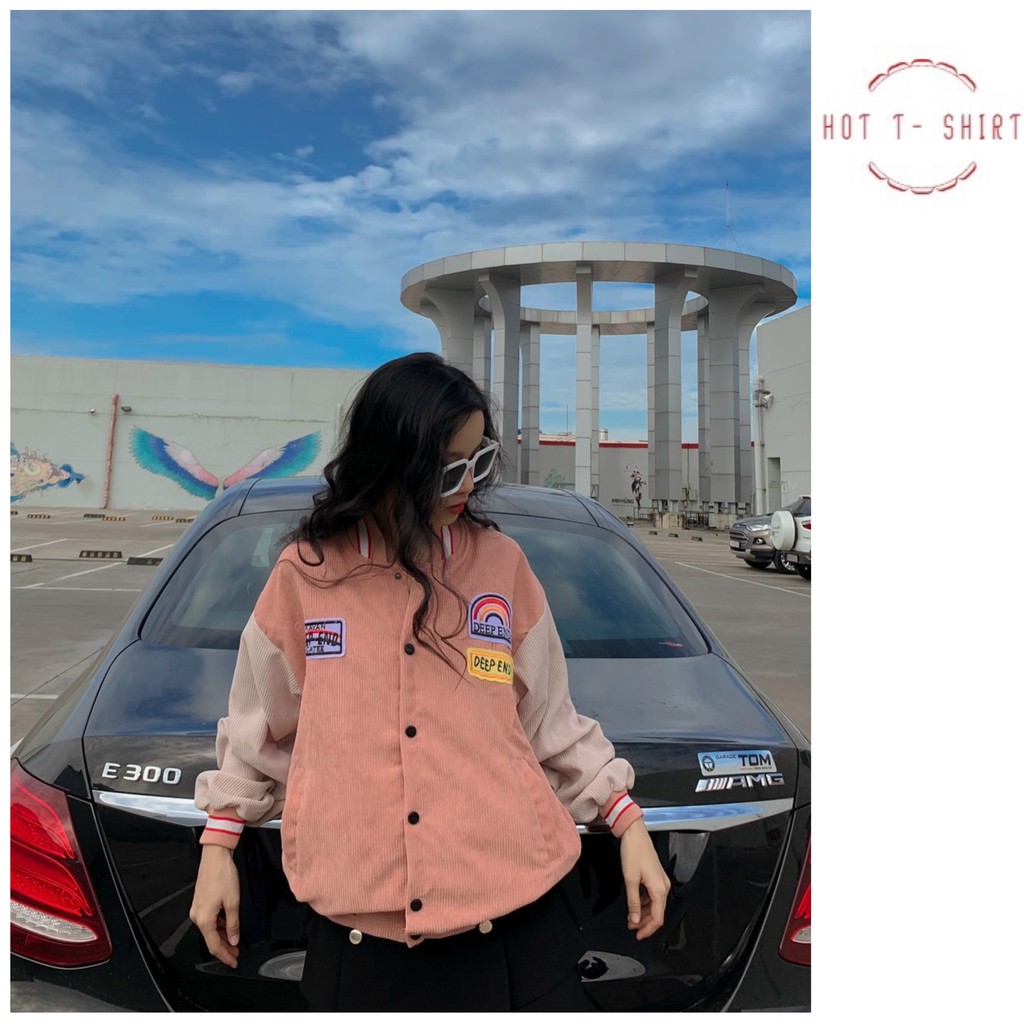 Áo Khoác Nhung Nam Nữ Unisex Cao Cấp Áo Khoác Bomber Cặp Đôi Form Rộng Hot T-Shirt | BigBuy360 - bigbuy360.vn