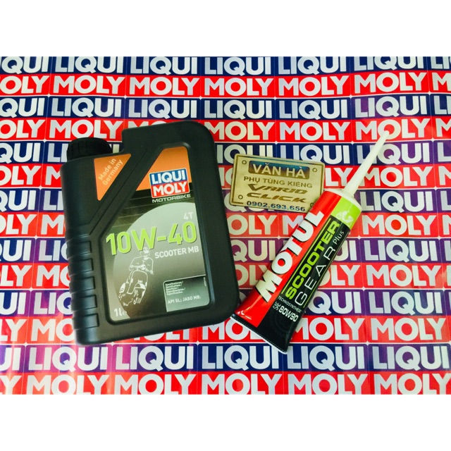 Nhớt Tay Ga Liqui + Nhớt Lap Motul (Tặng tem Liqui)