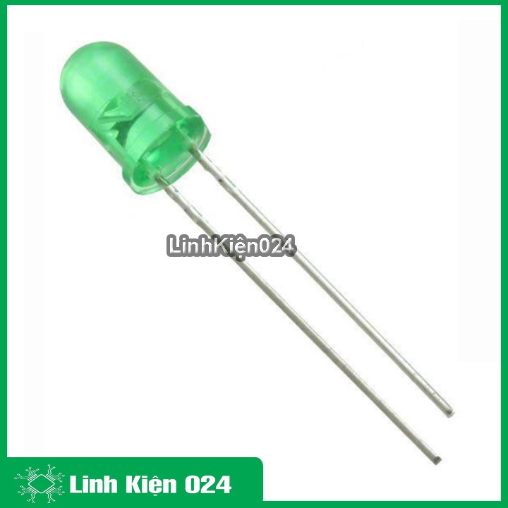 Led Phủ Màu 5mm Gói 1000 Bóng-Chân Dài (Ánh Sáng Màu)