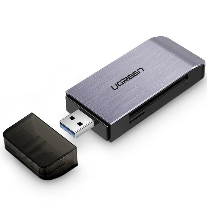 Ugreen 50541 - Đầu đọc thẻ USB 3.0 hỗ trợ SD/TF/CF/MS chính hãng - Phukienleduy