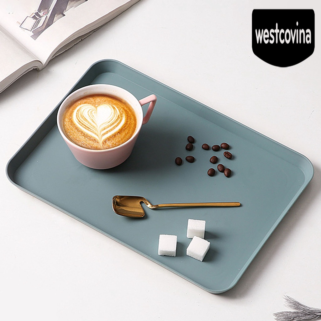 [Hot]☀ Khay Nhựa Đựng Trái Cây Hình Chữ Nhật Phong Cách Bắc Âu