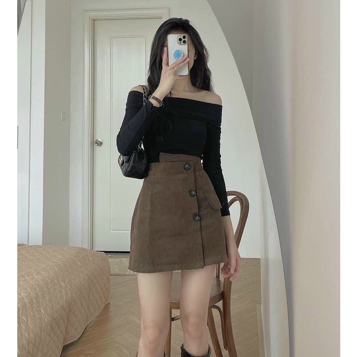 ÁO BẸT VAI GÂN BẢNG TO CỰC HOT ÁO TẾT A10 - Jeany