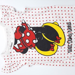 [3-24M] Bodysuit Disney Minnie chấm bi