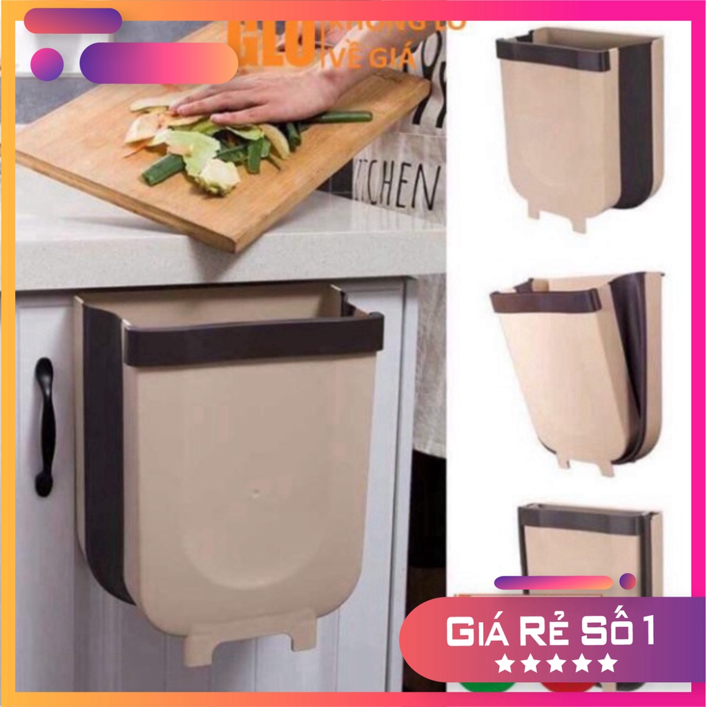 Thùng Rác Thông Minh Gấp Gọn Cao Cấp Để Nhà Bếp 💖 LNL Store
