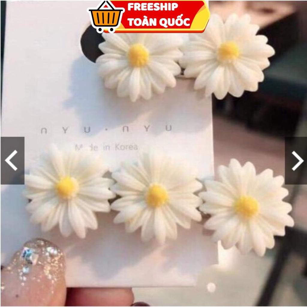 Sale Set 2 kẹp tóc 5 hoa cúc siêu đẹp Hot .