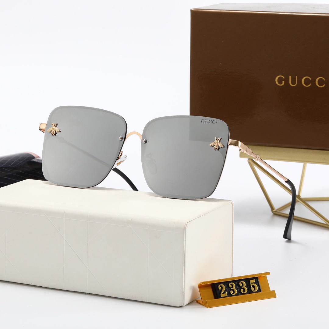 Gucci Kính râm 2021 kính chống tia UV phân cực mới của nam và nữ