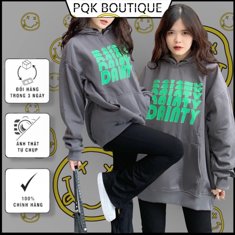 [sẵn] Áo Hoodie Dáng Rộng Hoạ Tiết DAIATY PQK [nam nữ mặc ]