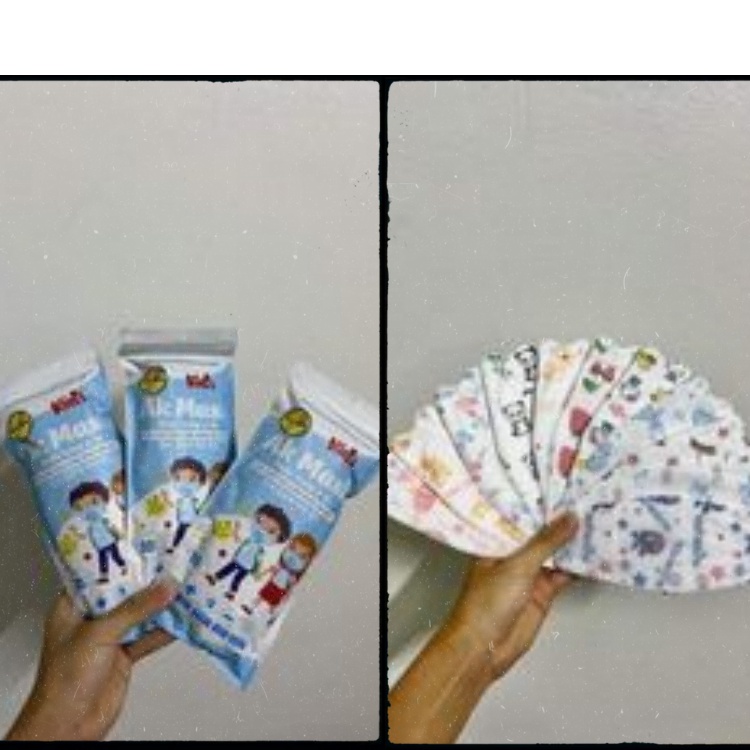 [HÀNG CÓ SẴN] COMBO 10 - 50 Chiếc Khẩu Trang 4D KF94 Hàn Quốc Hoạ Tiết Cho Bé từ(1-10 tuổi) Kháng Khuẩn, Chống Bụi Mịn