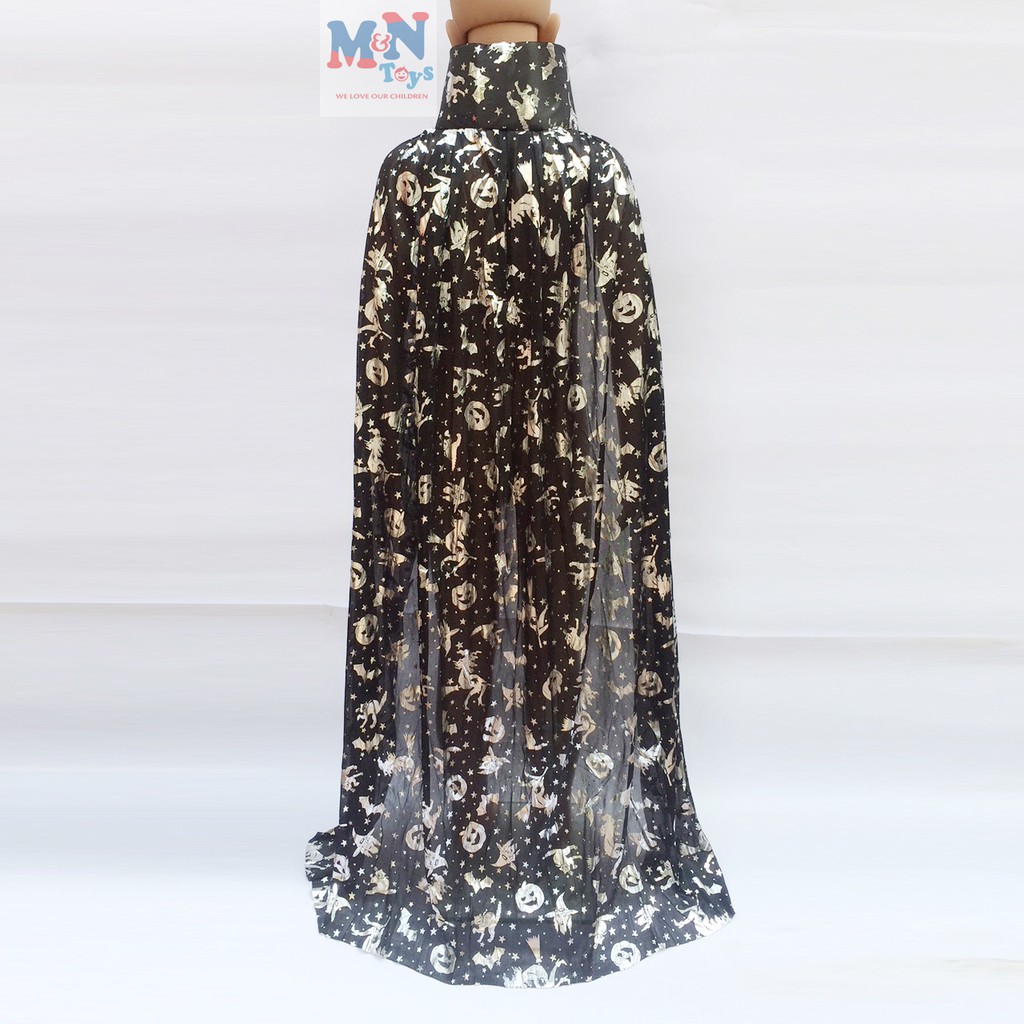 Bộ hóa trang phù thủy halloween - áo choàng Halloween dài 1,2m cho thanh thiếu niên