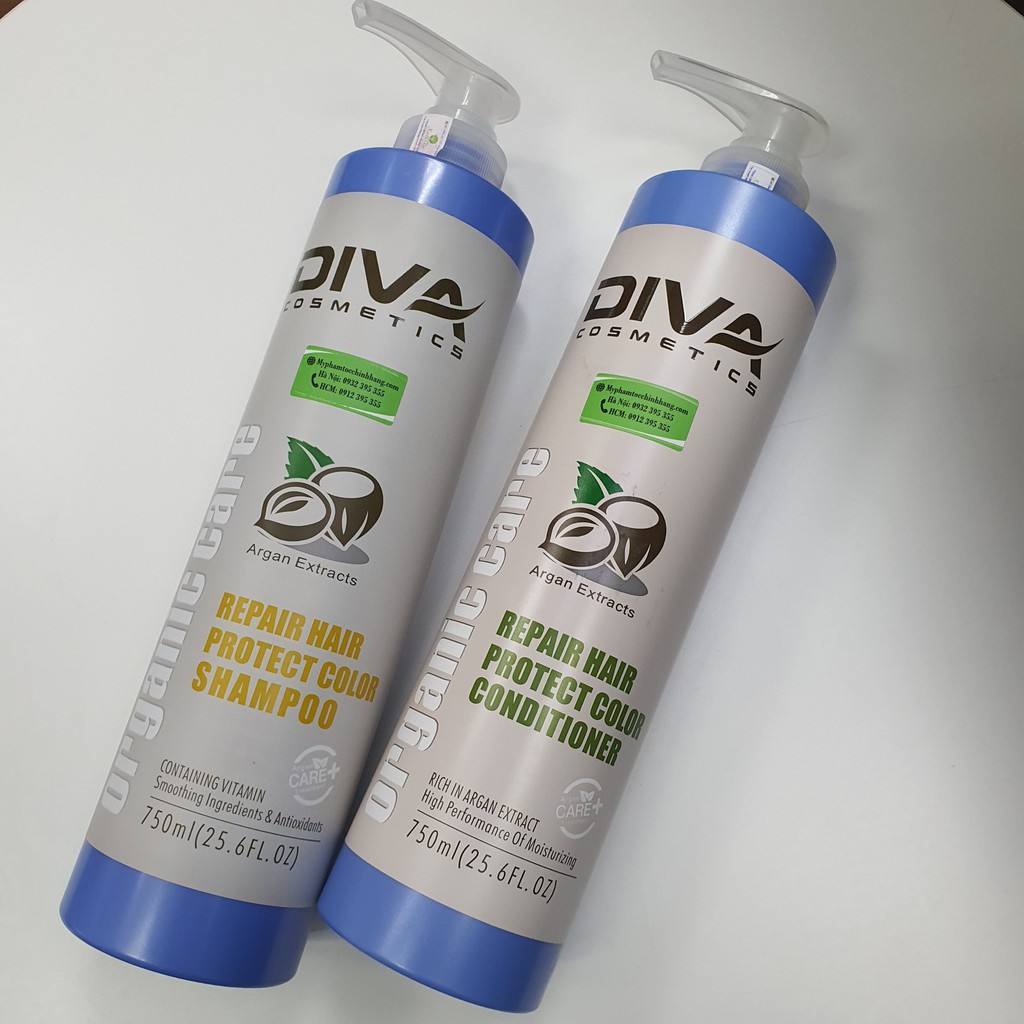 (CHÍNH HÃNG CÔNG TY TEM IN CHÌM CỦA BỘ CÔNG AN) CẶP DẦU GỘI XẢ DIVA COLLAGEN 500ml -750ml | BigBuy360 - bigbuy360.vn