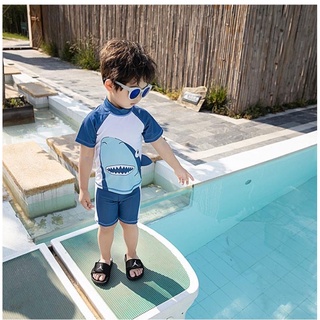 Set bơi rời Shark bé trai- cá mập xanh
