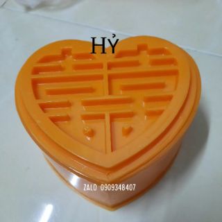 KHUÔN XÔI TIM CHỮ HỶ