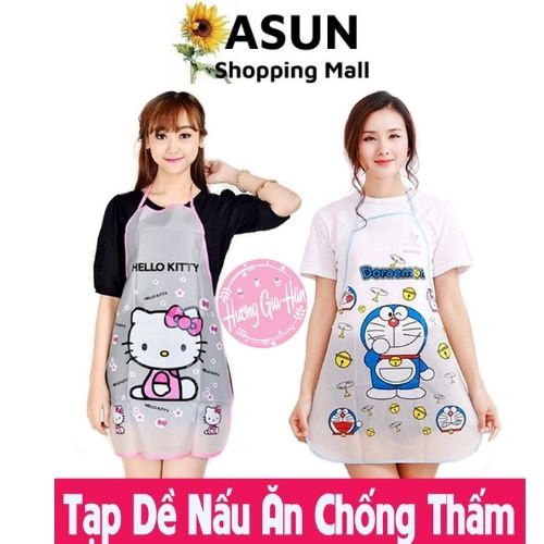 Tạp Dề Chống Thấm Dễ Thương Xì Tin Cho Bạn Gái Yêu Nấu Ăn (giao mẫu ngẫu nhiên)