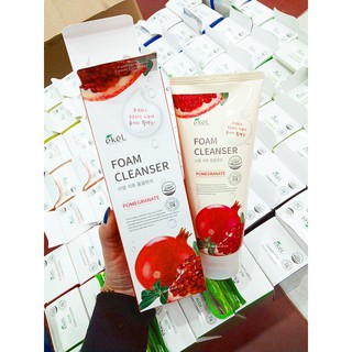 [CHÍNH HÃNG 100%] SỮA RỬA MẶT CHIẾT XUẤT LỰU ĐỎ EKEL POMEGRANATE FOAM CLEANSER 180ML