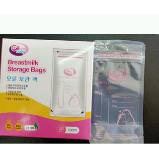  Túi trữ sữa Gb Baby 100ml loại 30pcs