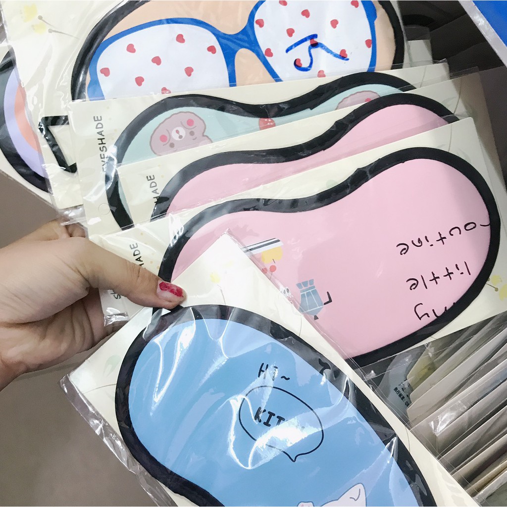 Bịt mắt ngủ hình siêu cute nhiều hình
