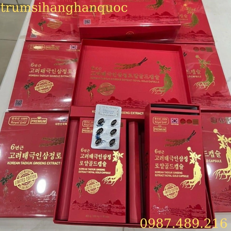 Thiên Sâm Đông Trùng Hạ Thảo Hàn Quốc Hộp 180 Viên