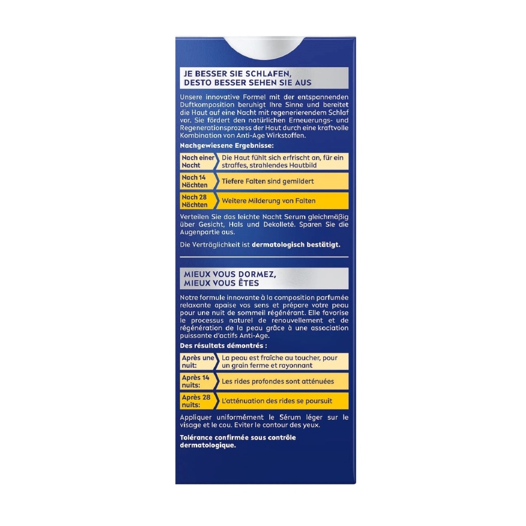 Serum Nivea anti Multi chống nhăn tối ưu ban đêm