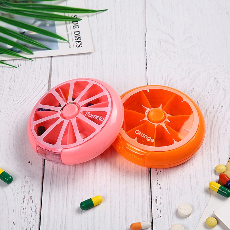 Hộp Đựng Thuốc 7 Ngăn Tiện Lợi Khi Đi Du Lịch Ốp