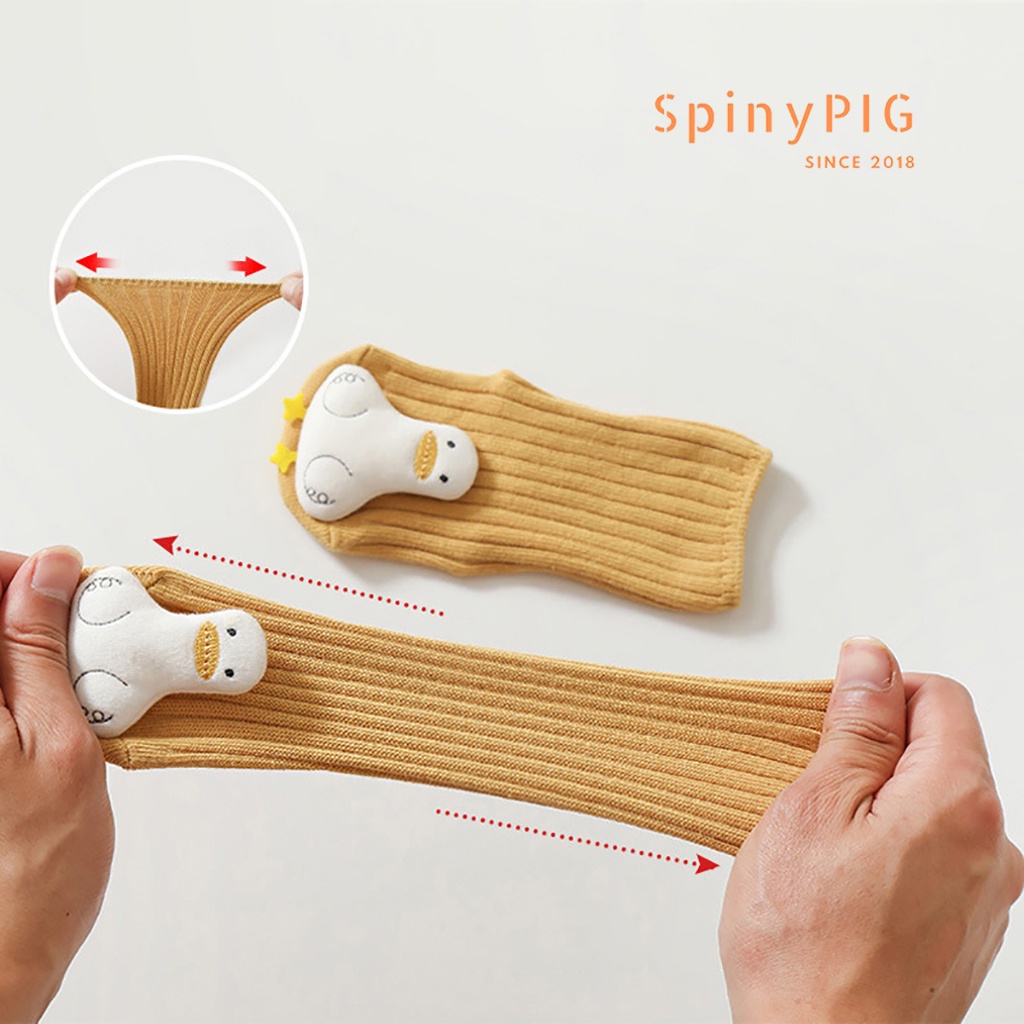 Tất chống trượt cho bé 0-3 tuổi cao cổ hình thú 3D hàng xuất khẩu cao cấp chất liệu cotton mềm mại cho mùa đông