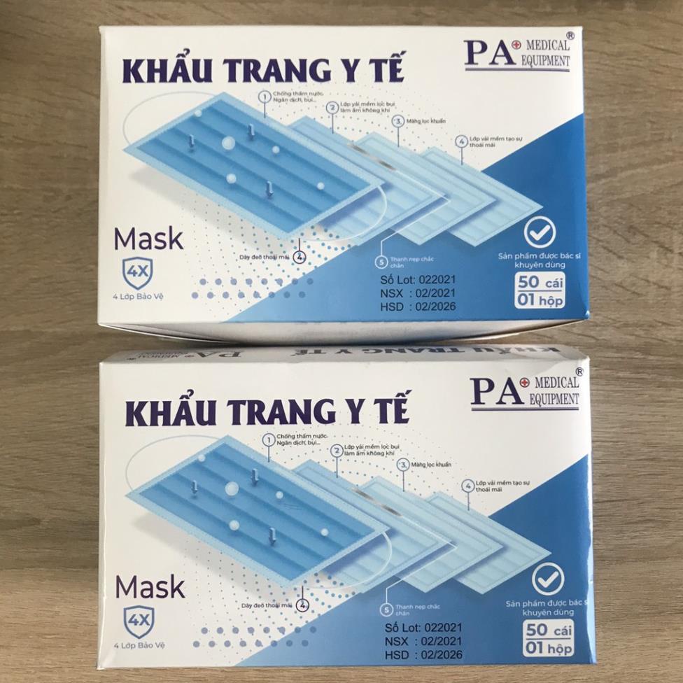 Khẩu trang y tế 4 lớp PA Medical/ USASEN