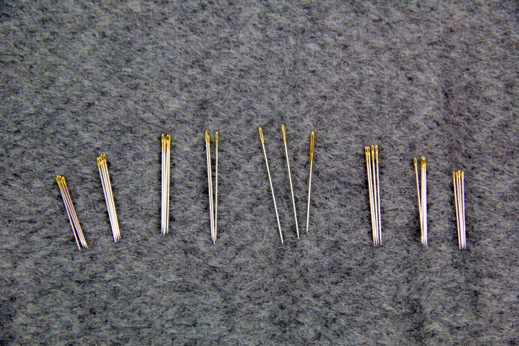 Set 30 kim may thủ công thiết kế đuôi màu vàng tiện dụng cho nhu cầu hàng ngày