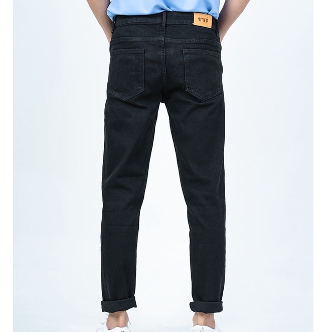 Quần jeans nam rách gối , dáng skinny ôm chân , vải co dãn không phai màu phong cách Hàn Quốc | BigBuy360 - bigbuy360.vn