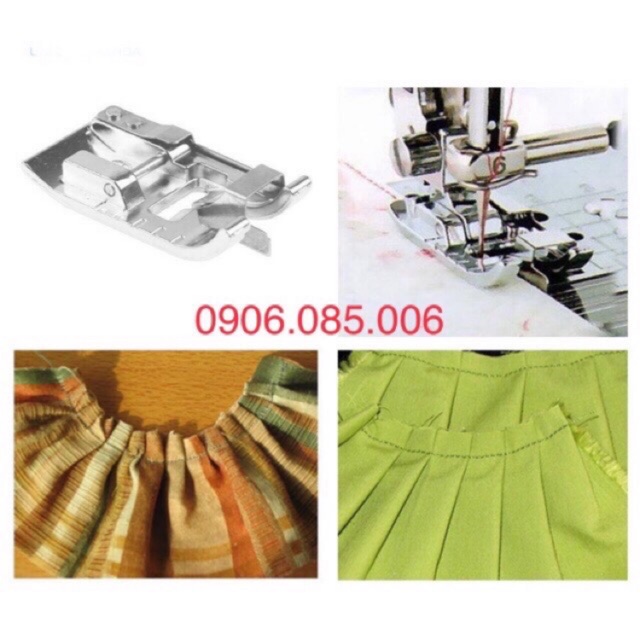 Chân vịt ghép 2 mảnh dùng cho máy may gia đình.